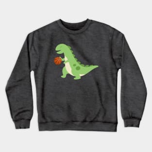 Basketball dinosaur Crewneck Sweatshirt